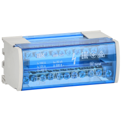 Шины на DIN-рейку в корпусе (кросс-модуль) ШНК 2х11 L+PEN IEK
