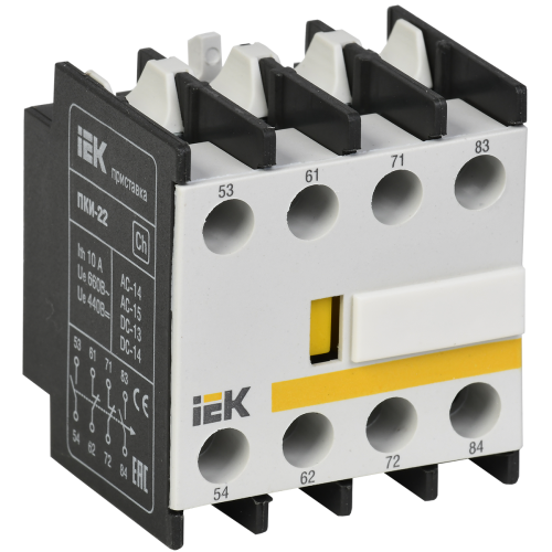 Приставка ПКИ-22 дополнительные контакты 2NO+2NC IEK