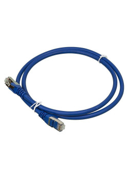Патч-корд Lanmaster LAN-PC45/S6-1.0-BL FTP вилка RJ-45-вилка RJ-45 кат.6 1м синий LSZH (уп.:1шт)