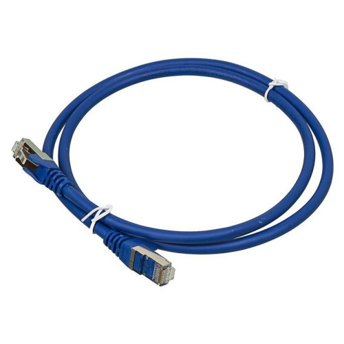 Патч-корд Lanmaster LAN-PC45/S6-1.0-BL FTP вилка RJ-45-вилка RJ-45 кат.6 1м синий LSZH (уп.:1шт)