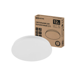 Светильник LED потолочный ДПБ 01, 12 Вт, 4000 К, Классика, TDM