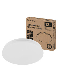 Светильник LED потолочный ДПБ 01, 12 Вт, 4000 К, Классика, TDM