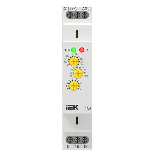 Реле времени многофункциональное TM 1 контакт 24-240В AC/DC IEK Реле времени многофункциональное TM 1 контакт 24-240В AC/DC IEK