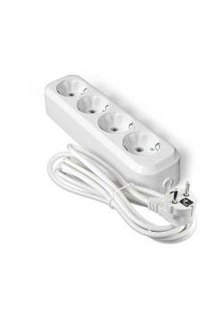 Удлинитель 4х3м с заземл. IP20 Е-304А ПВС 3х1.5 Universal 1730
