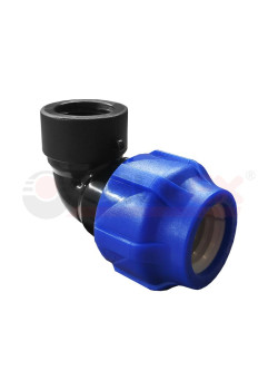Отвод компрессионный с внутренней резьбой 32х1/2дюйм (80/20) VALFEX 1210012332012