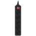 Сетевой фильтр PC Pet AP01006-1.8-B 1.8м (5 розеток) черный (пакет ПЭ)