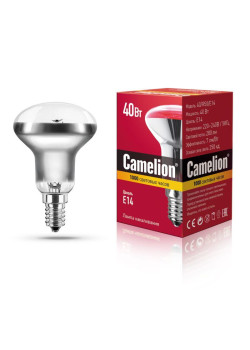 Лампа накаливания MIC R50 40Вт E14 Camelion 8977
