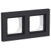 ATLASDESIGN AQUA 2-постовая РАМКА, IP44, КАРБОН ATLASDESIGN AQUA 2-постовая РАМКА, IP44, КАРБОН