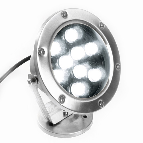 Светодиодный прожектор подводный Feron LL-824, 9W, AC/DC24V, низковольтный, 6400K, металлик, 143*75*170mm, IP68 Светодиодный прожектор подводный Feron LL-824, 9W, AC/DC24V, низковольтный, 6400K, металлик, 143*75*170mm, IP68