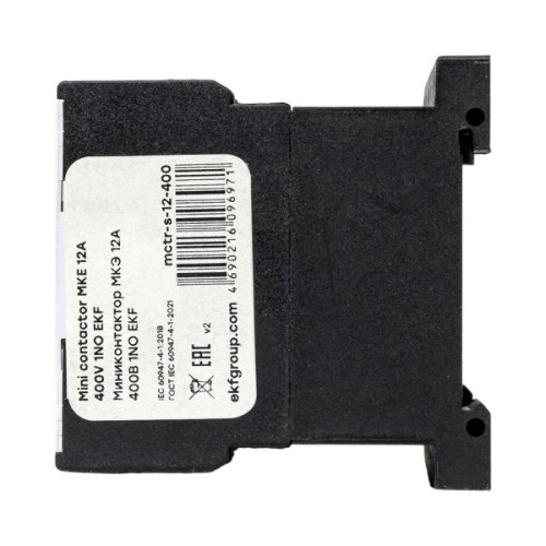 Контактор МКЭ-1 12А 1NO 400В AC EKF