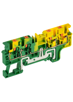 ARMAFIX Клемма пружин. Push-in CP-MC-PEN земля 4 вывода 2,5мм2 IEK