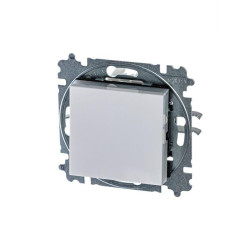 Выключатель 1-кл. СП Levit IP20 бел./ледяной ABB 2CHH590145A6001