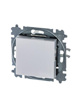 Выключатель 1-кл. СП Levit IP20 бел./ледяной ABB 2CHH590145A6001