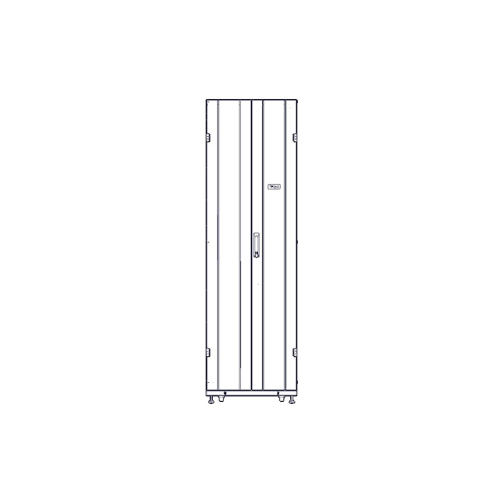 Шкаф Systeme Electric, серия Uniprom, 42U-600/1070, боковые панели 4шт, черный