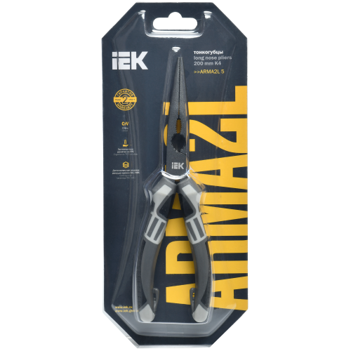 ARMA2L 5 Тонкогубцы 200мм K4 IEK ARMA2L 5 Тонкогубцы 200мм K4 IEK