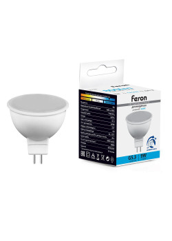Лампа светодиодная диммируемая Feron LB-561 MR16 G5.3 9W 230V 6400K