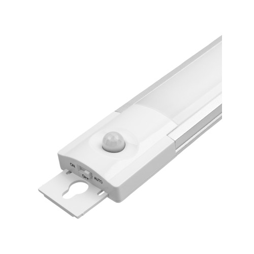 Светильник LED400х37 линейный, 2,5 Вт, акк.Li-Pol 900 mAh, датчик движ. и освещ, USB, TDM