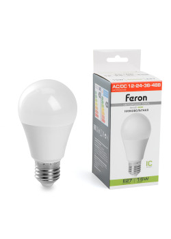 Лампа светодиодная низковольтная Feron LB-194 Шар E27 15W 12-48V 4000K