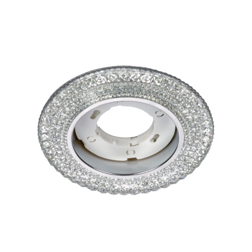 Светильник встраиваемый СВ 03-10 GX53 230В LED подсветка 5 Вт зеркальный/хром TDM