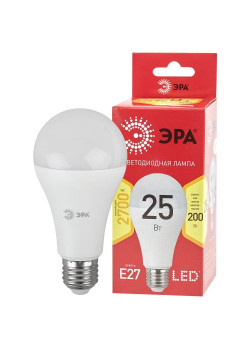 Лампа светодиодная RED LINE LED A65-25W-827-E27 R 25Вт A65 груша 2700К тепл. бел. E27 Эра Б0048009
