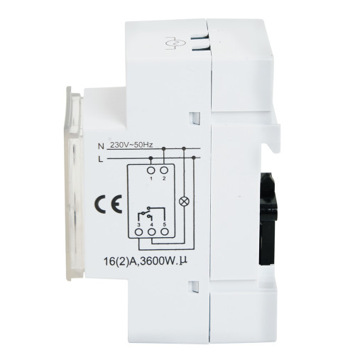 Таймер реле времени на DIN-рейку Feron TM41 3500W/16A Таймер реле времени на DIN-рейку Feron TM41 3500W/16A