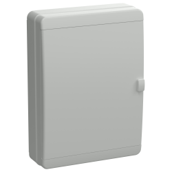 TEKFOR Корпус пластиковый КМПн-54 IP65 серая непрозрачная дверь IEK
