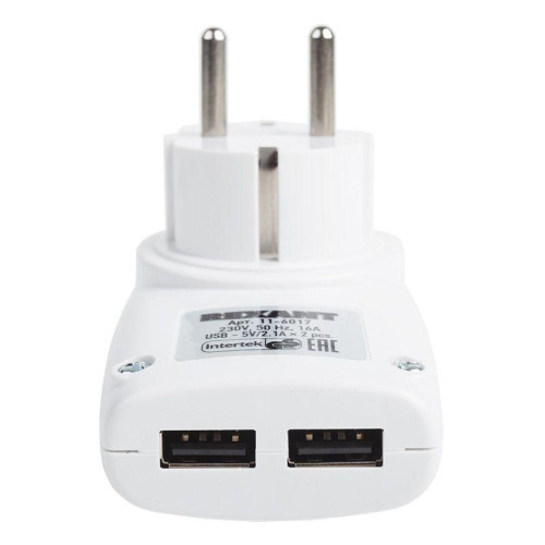 Адаптер питания 220В + 2 USB RX-17 Rexant 11-6017 Адаптер питания 220В + 2 USB RX-17 Rexant 11-6017