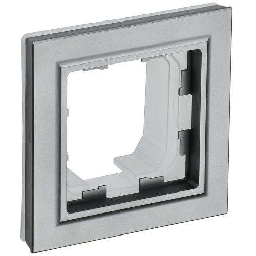 BRITE Рамка 1-местная IP44 РУ-1-БрС-44 сталь IEK