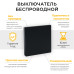 Выключатель беспроводной FERON TM81 SMART, 7мВт, IP20, одноклавишный, черный Выключатель беспроводной FERON TM81 SMART, 7мВт, IP20, одноклавишный, черный