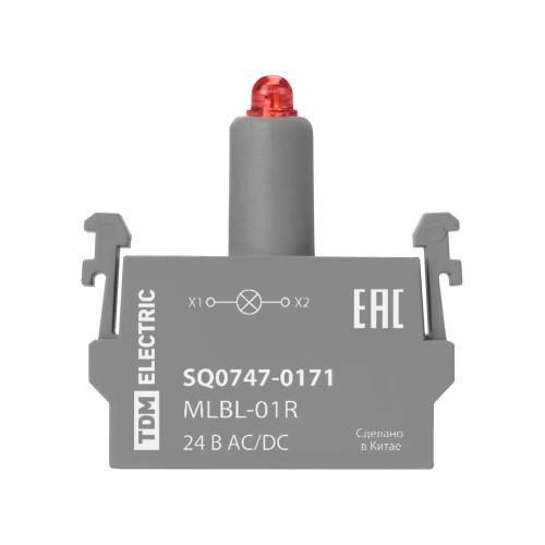 Светодиодный блок MLBL-01R 24 В AC/DC красный TDM Светодиодный блок MLBL-01R 24 В AC/DC красный TDM