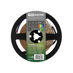 Лента светодиодная SMD2835-60 LED/м-IP20-12 В-4,8 Вт/м-RGB (5 м) TDM