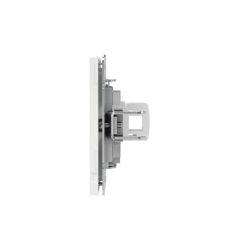 Компьютерная розетка RJ-45 без шторки, кат.5е одинарная, KANT, белая магнолия Компьютерная розетка RJ-45 без шторки, кат.5е одинарная, KANT, белая магнолия