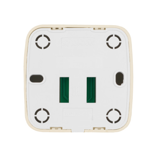 Розетка TФ (RJ-11) открытой установки IP20, сл. кость 