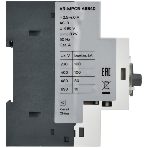 ARMAT Автоматический выключатель защиты двигателя A6 GV2P 2,5-4А IEK