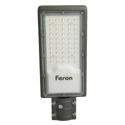 Светодиодный уличный консольный светильник Feron SP3032 50W 6400K 230V, серый