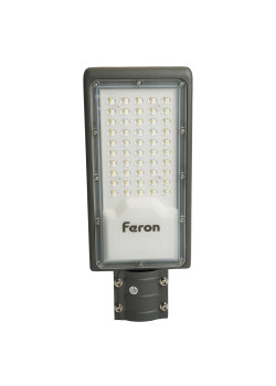 Светодиодный уличный консольный светильник Feron SP3032 50W 6400K 230V, серый