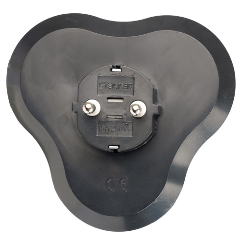 Разветвитель сетевой 3-местный с/з STEKKER ADP16-23-21, 250V, 16A, ABS пластик, черный Разветвитель сетевой 3-местный с/з STEKKER ADP16-23-21, 250V, 16A, ABS пластик, черный