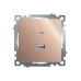 Розетка 2-местная USB + type C (механизм), STEKKER GLS10-7116-02, 250B, 3A, max 20W, серия Катрин, шампань