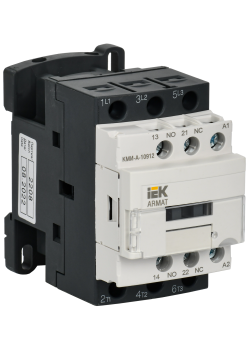 ARMAT Контактор КМИ-А-10912 LC1D 9А 230В/АС3 1NO/1NC IEK