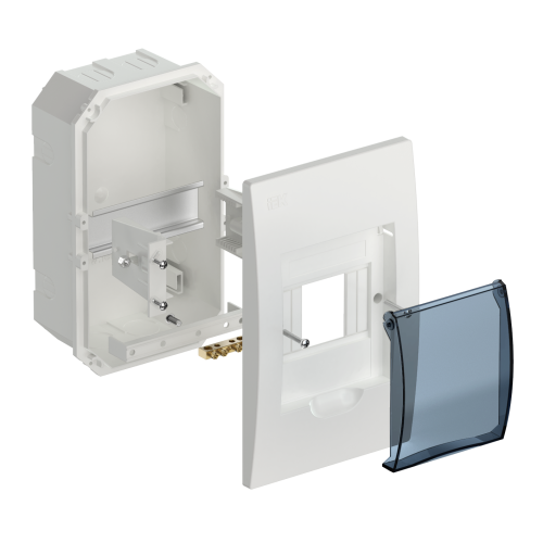 KREPTA 3 Корпус пластиковый ЩРВ-П-4 IP41 белый IEK KREPTA 3 Корпус пластиковый ЩРВ-П-4 IP41 белый IEK
