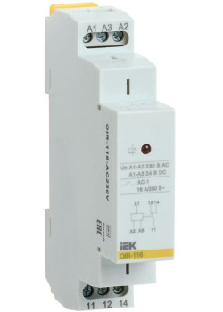 Реле промежуточное OIR 1 конт. (16А) 230В AC IEK OIR-116-AC230V