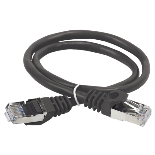 ITK Коммутационный шнур (патч-корд), кат.5Е FTP, 5м, черный