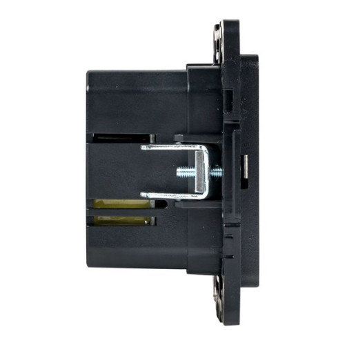 Стокгольм Механизм Розетки с 2USB type-A + type-C черный EKF Стокгольм Механизм Розетки с 2USB type-A + type-C черный EKF
