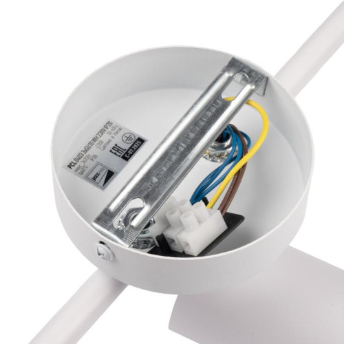 Светильник PCL-0403 3xGU10 IP20 230В WH настен./потолочн. декор. под лампу JazzWay 5066663 Светильник PCL-0403 3xGU10 IP20 230В WH настен./потолочн. декор. под лампу JazzWay 5066663