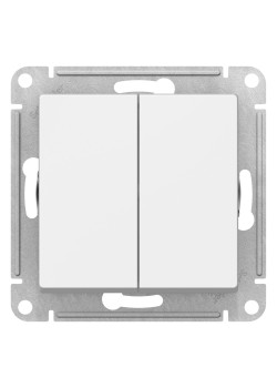 ATLASDESIGN 2-клавишный ВЫКЛЮЧАТЕЛЬ КНОПОЧНЫЙ, сх.5, 10А, механизм, ЛОТОС