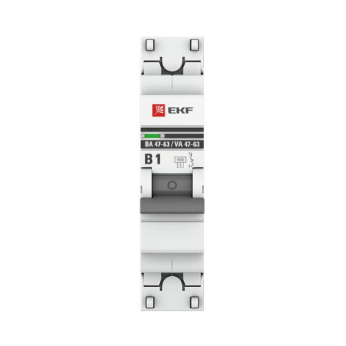 Авт. выкл. ВА 47-63 1P 1А (В) 4,5kA EKF PROXIMA Авт. выкл. ВА 47-63 1P 1А (В) 4,5kA EKF PROXIMA