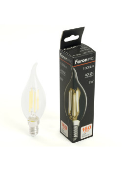 Лампа светодиодная Feron.PRO LB-1218 Свеча на ветру E14 1300LM 8W 175-265V 4000K
