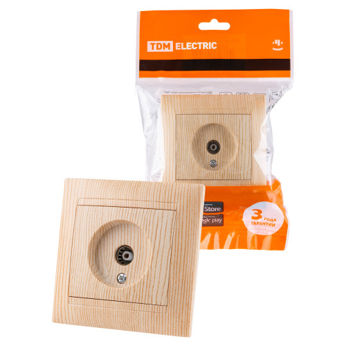 Розетка телевизионная простая (0-2400МГц, Розетка телевизионная простая (0-2400МГц,