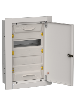TITAN 5 Корпус металлический ЩРв-24 (1х24) 505х365х130мм IP31 серый (одна дверь) IEK