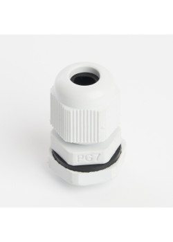 Сальник PG7 диаметр проводника 3-6,5 мм STEKKER, IP54, серый (DIY упаковка 3 шт) (без мембраны)